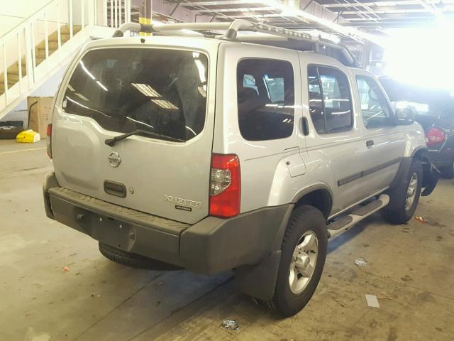 5N1ED28Y54C662091 - 2004 NISSAN XTERRA XE SILVER photo 4