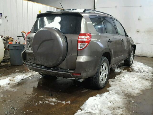 JTMZF33V495000811 - 2009 TOYOTA RAV4 BROWN photo 4