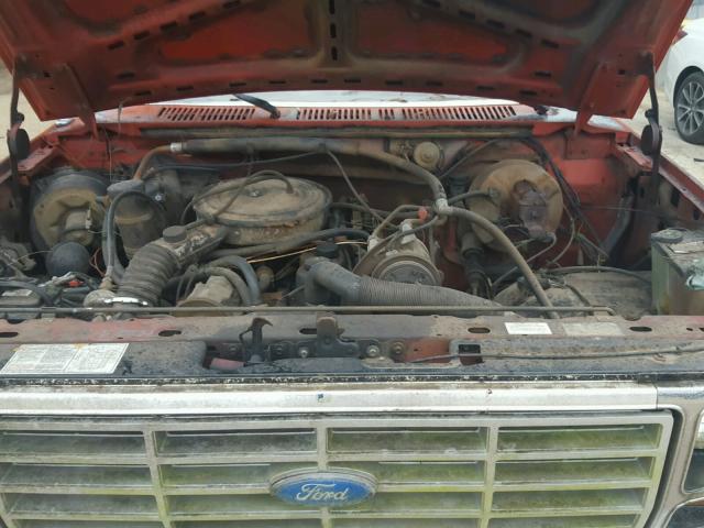 1FTDF15Y0GNB30426 - 1986 FORD F150 TWO TONE photo 7