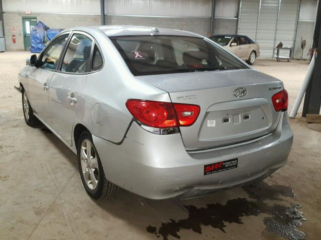 KMHDU46D48U538675 - 2008 HYUNDAI ELANTRA GL SILVER photo 3