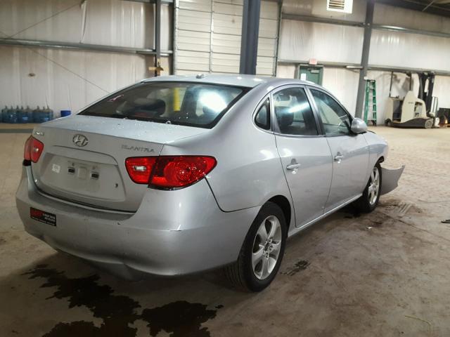 KMHDU46D48U538675 - 2008 HYUNDAI ELANTRA GL SILVER photo 4