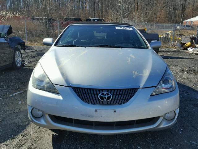 4T1FA38P16U106271 - 2006 TOYOTA CAMRY SOLA SILVER photo 9