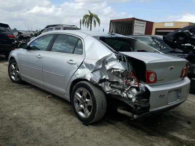 1G1ZH57B394229291 - 2009 CHEVROLET MALIBU 1LT SILVER photo 3