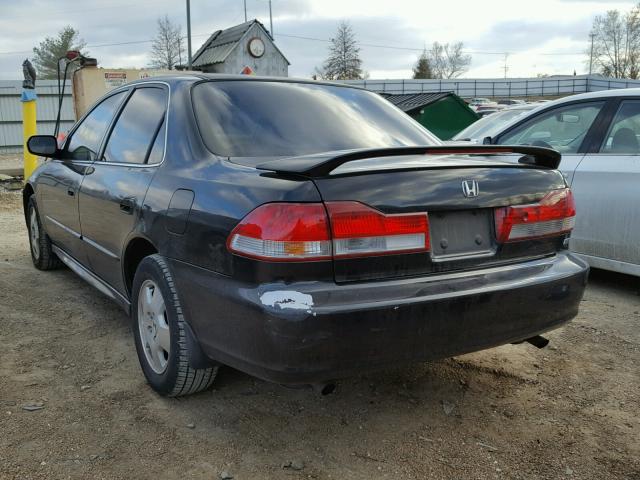 1HGCG16561A051047 - 2001 HONDA ACCORD EX BLACK photo 3