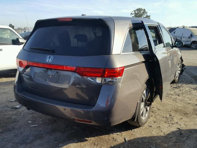 5FNRL5H94GB030855 - 2016 HONDA ODYSSEY TO GRAY photo 4