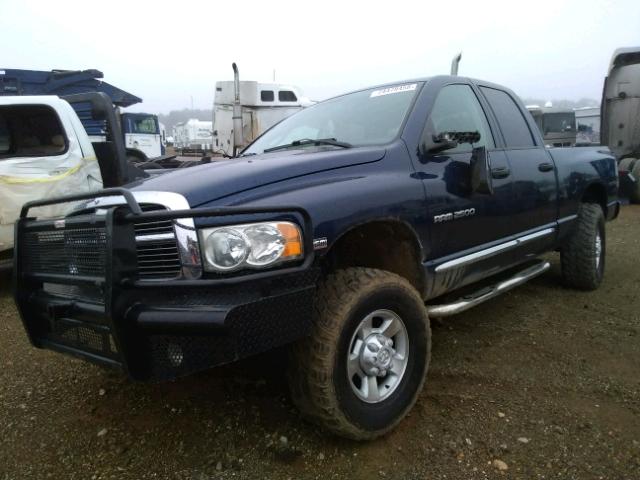 3D7KU28D04G106519 - 2004 DODGE RAM 2500 S BLUE photo 2