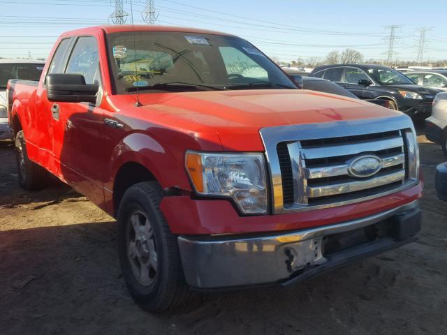 1FTRX12V49FA86327 - 2009 FORD F150 SUPER RED photo 1