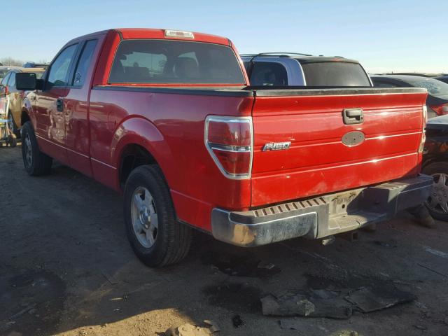 1FTRX12V49FA86327 - 2009 FORD F150 SUPER RED photo 3