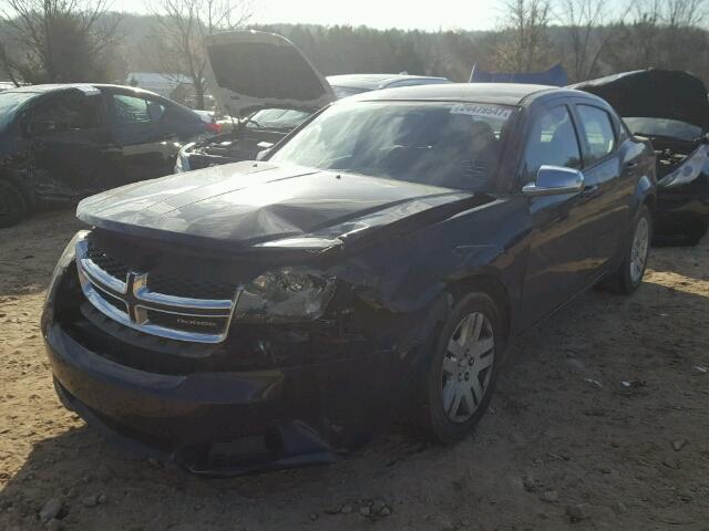 1B3BD4FB3BN506930 - 2011 DODGE AVENGER EX BLUE photo 2