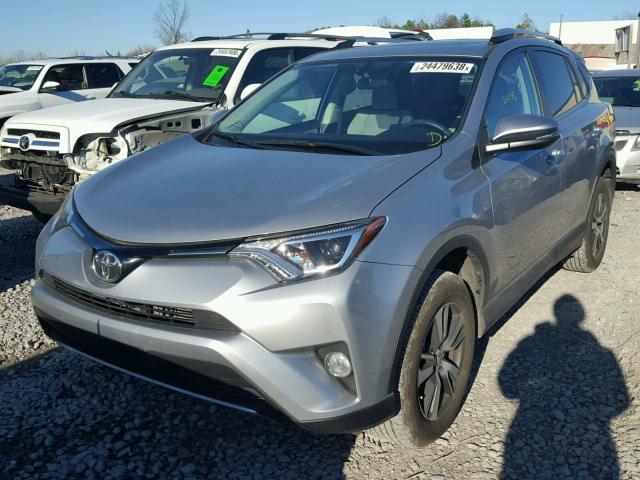 2T3WFREV9GW239862 - 2016 TOYOTA RAV4 XLE SILVER photo 2