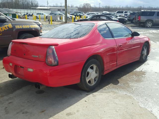 2G1WX12K5Y9291907 - 2000 CHEVROLET MONTE CARL RED photo 4