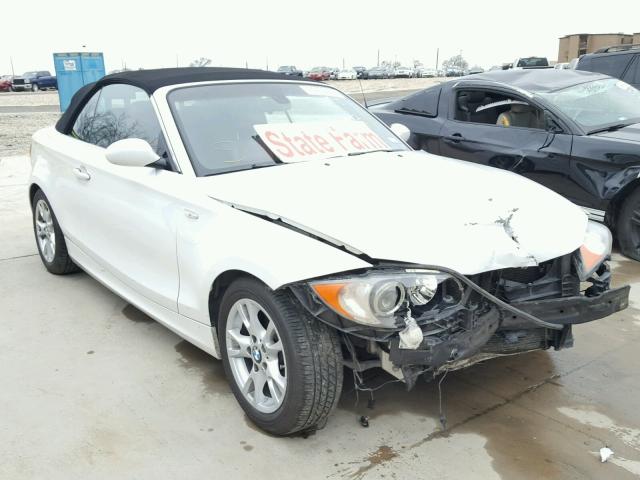 WBAUL735X8VJ74744 - 2008 BMW 128 I WHITE photo 1