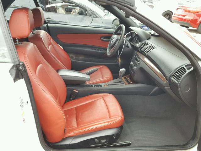 WBAUL735X8VJ74744 - 2008 BMW 128 I WHITE photo 5
