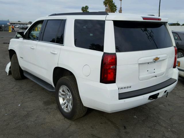 1GNSCAKC2HR323588 - 2017 CHEVROLET TAHOE C150 WHITE photo 3