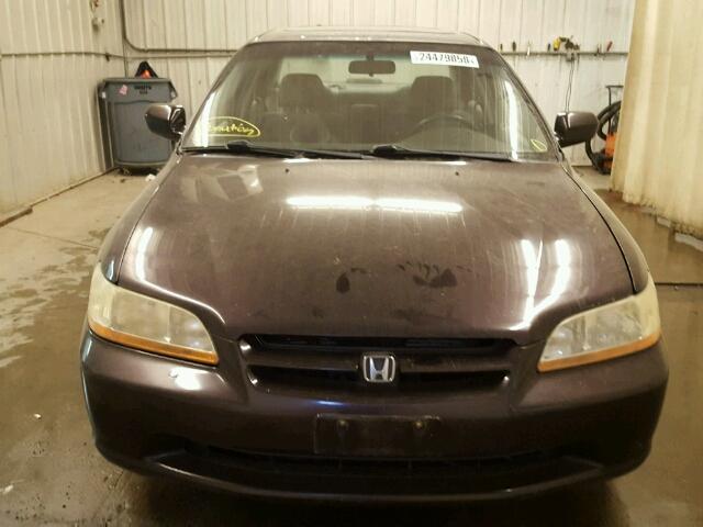 JHMCG5651XC035596 - 1999 HONDA ACCORD EX PURPLE photo 9