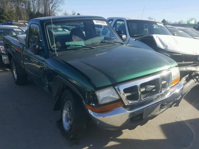 1FTYR11X2XTA95857 - 1999 FORD RANGER GREEN photo 1