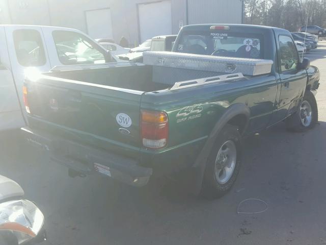 1FTYR11X2XTA95857 - 1999 FORD RANGER GREEN photo 4