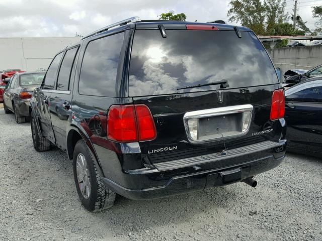 5LMFU27R54LJ00512 - 2004 LINCOLN NAVIGATOR BLACK photo 3