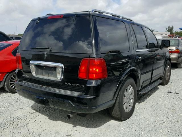 5LMFU27R54LJ00512 - 2004 LINCOLN NAVIGATOR BLACK photo 4