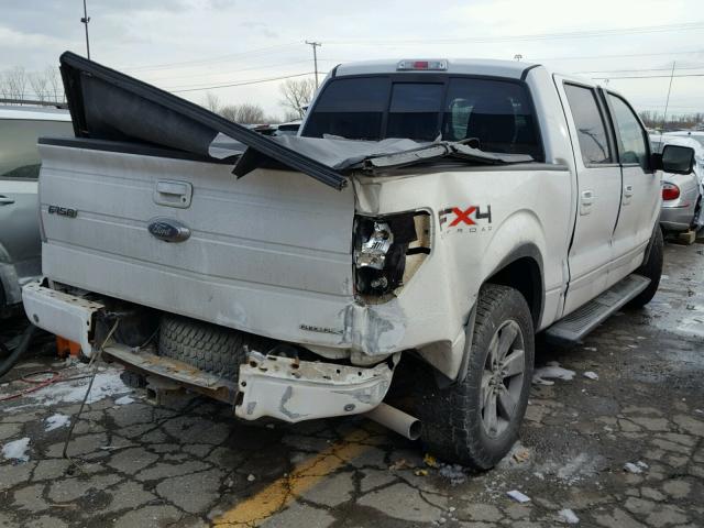 1FTFW1EF4BFA18951 - 2011 FORD F150 SUPER WHITE photo 4