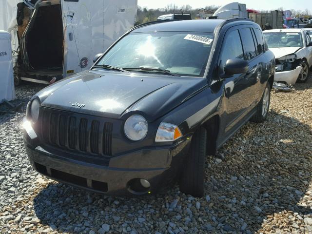 1J8FT470X8D785624 - 2008 JEEP COMPASS SP BLACK photo 2