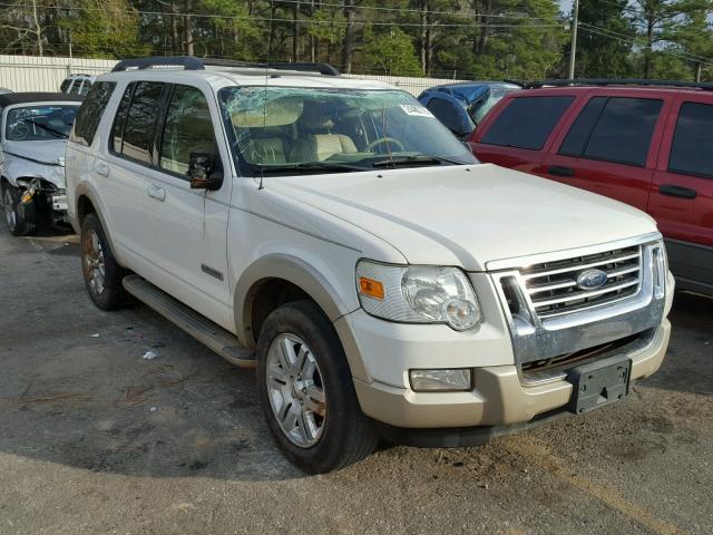 1FMEU64E58UA13636 - 2008 FORD EXPLORER E WHITE photo 1