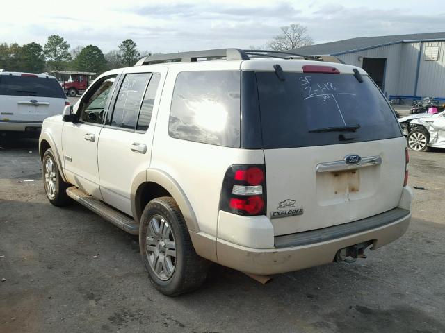 1FMEU64E58UA13636 - 2008 FORD EXPLORER E WHITE photo 3