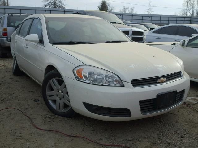 2G1WC583181242320 - 2008 CHEVROLET IMPALA LT WHITE photo 1