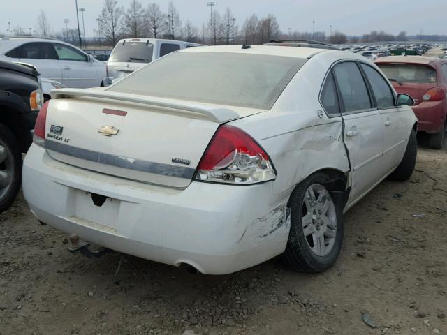 2G1WC583181242320 - 2008 CHEVROLET IMPALA LT WHITE photo 4