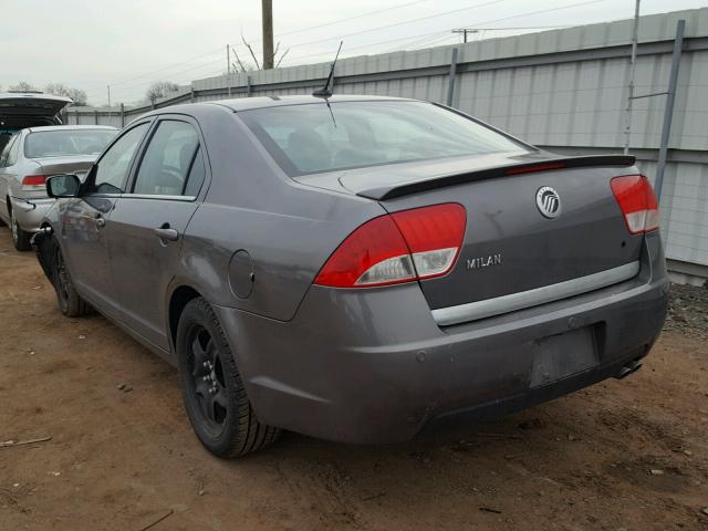 3MEHM0HA1AR646068 - 2010 MERCURY MILAN GRAY photo 3