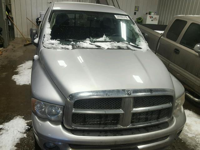 1D7HA16N53J560187 - 2003 DODGE RAM 1500 S SILVER photo 9