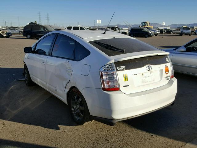 JTDKB20U483461147 - 2008 TOYOTA PRIUS WHITE photo 3