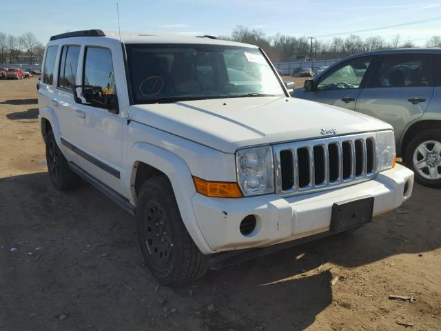 1J8HG48N98C160399 - 2008 JEEP COMMANDER WHITE photo 1