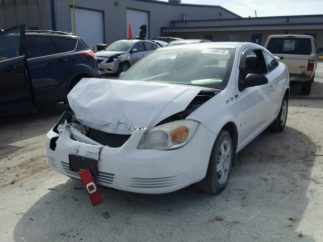 1G1AK15F167645413 - 2006 CHEVROLET COBALT LS WHITE photo 2