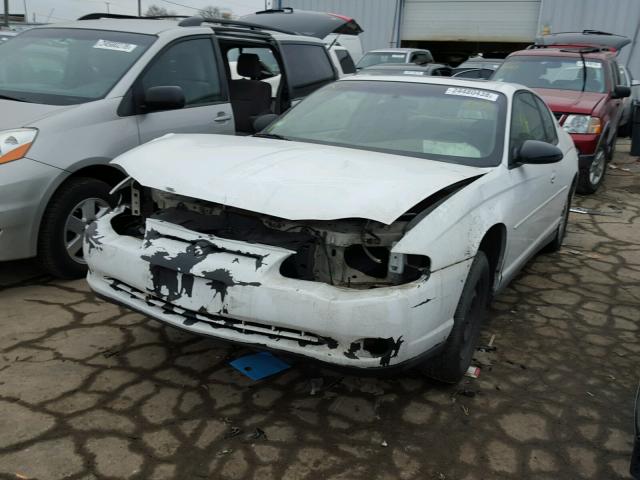 2G1WW12EXY9342170 - 2000 CHEVROLET MONTE CARL თეთრი ფოტო 2