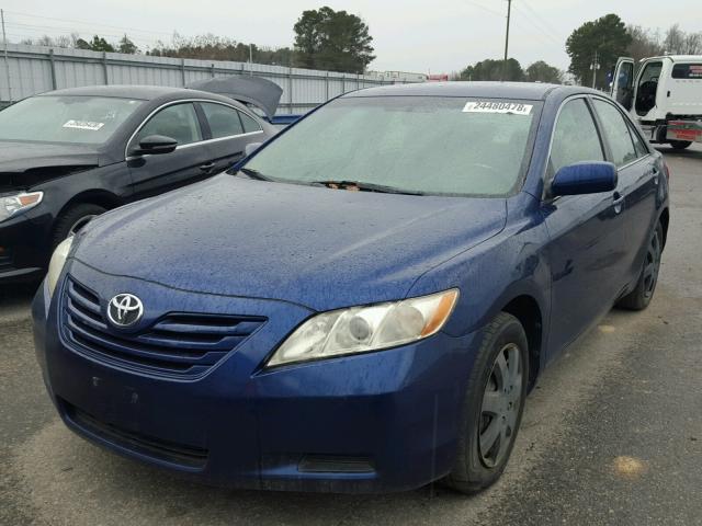 4T1BE46K49U386837 - 2009 TOYOTA CAMRY BASE BLUE photo 2