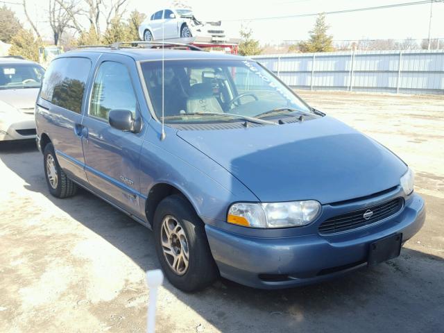 4N2XN11T5YD818016 - 2000 NISSAN QUEST SE BLUE photo 1