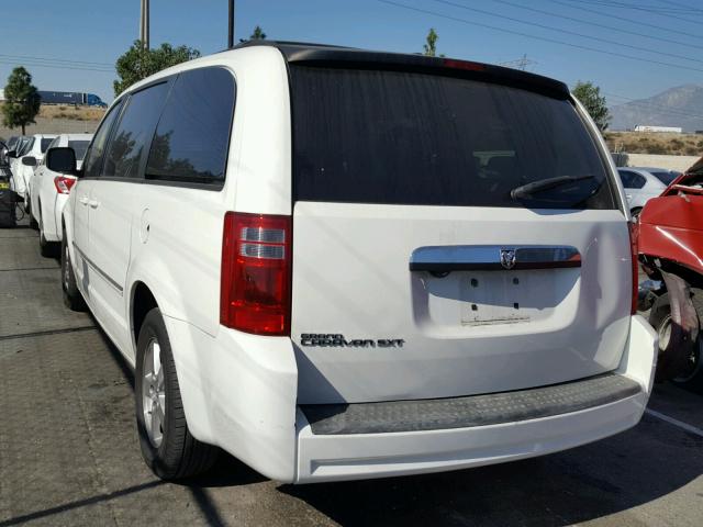 2D8HN54P48R118810 - 2008 DODGE GRAND CARA WHITE photo 3