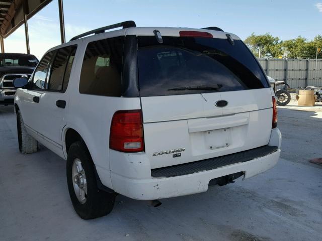 1FMZU63K44UA05305 - 2004 FORD EXPLORER X WHITE photo 3