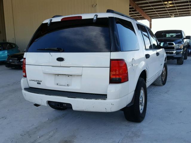 1FMZU63K44UA05305 - 2004 FORD EXPLORER X WHITE photo 4