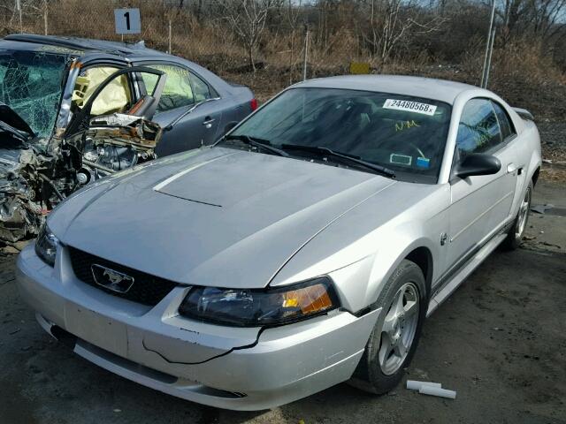 1FAFP40654F215349 - 2004 FORD MUSTANG GRAY photo 2