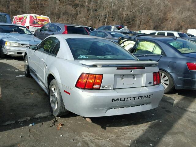 1FAFP40654F215349 - 2004 FORD MUSTANG GRAY photo 3