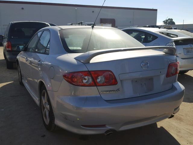 1YVFP80C845N10713 - 2004 MAZDA 6 I SILVER photo 3