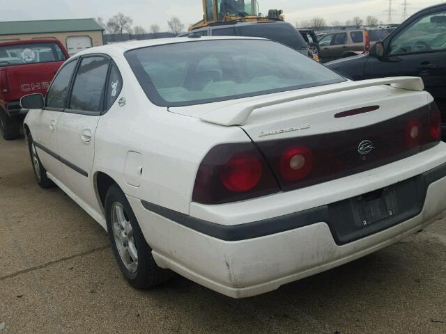 2G1WH52K439124032 - 2003 CHEVROLET IMPALA LS WHITE photo 3