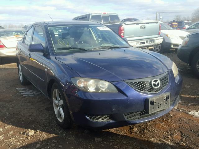 JM1BK32F551324052 - 2005 MAZDA 3 I BLUE photo 1