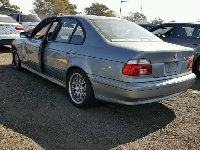 WBADT63481CF05911 - 2001 BMW 530 I AUTO GRAY photo 3