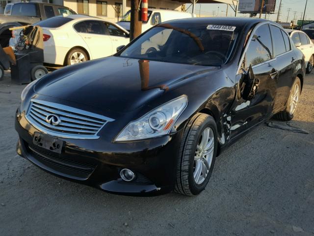 JN1CV6AP4DM305824 - 2013 INFINITI G37 BASE BLACK photo 2