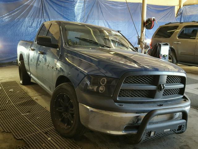 1D7RB1GT9BS543691 - 2011 DODGE RAM 1500 BLUE photo 1