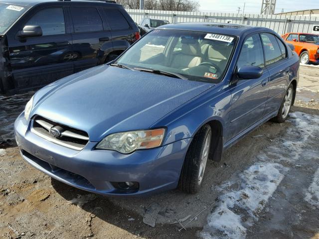 4S3BL626277206720 - 2007 SUBARU LEGACY 2.5 BLUE photo 2