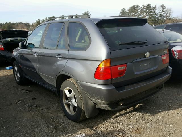 5UXFA53513LV82509 - 2003 BMW X5 3.0I BLUE photo 3